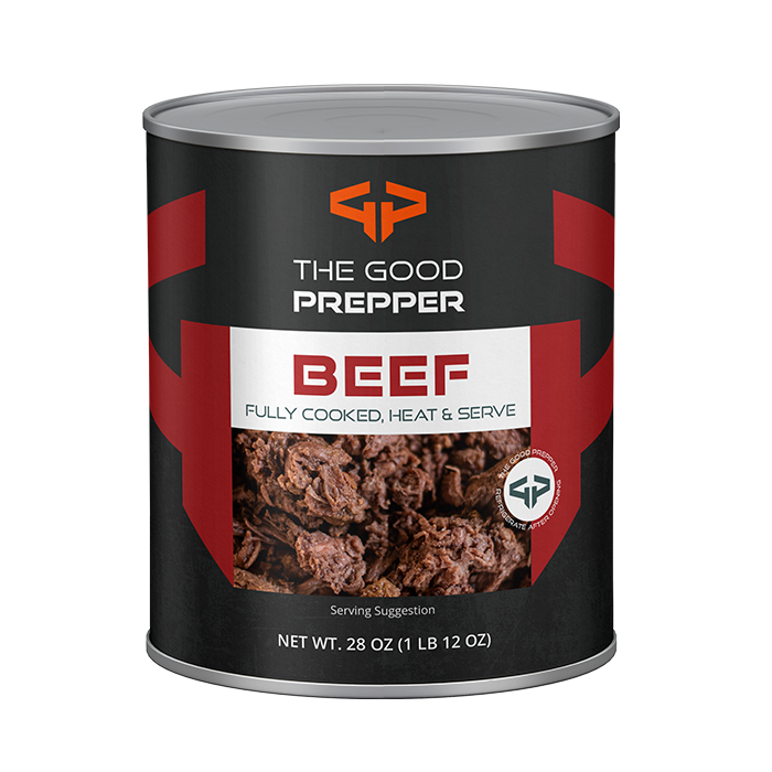 The Good Prepper Beef Canned Meat