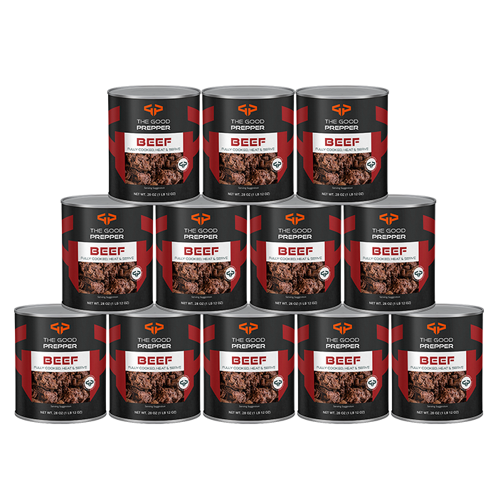 The Good Prepper Beef Canned Meat